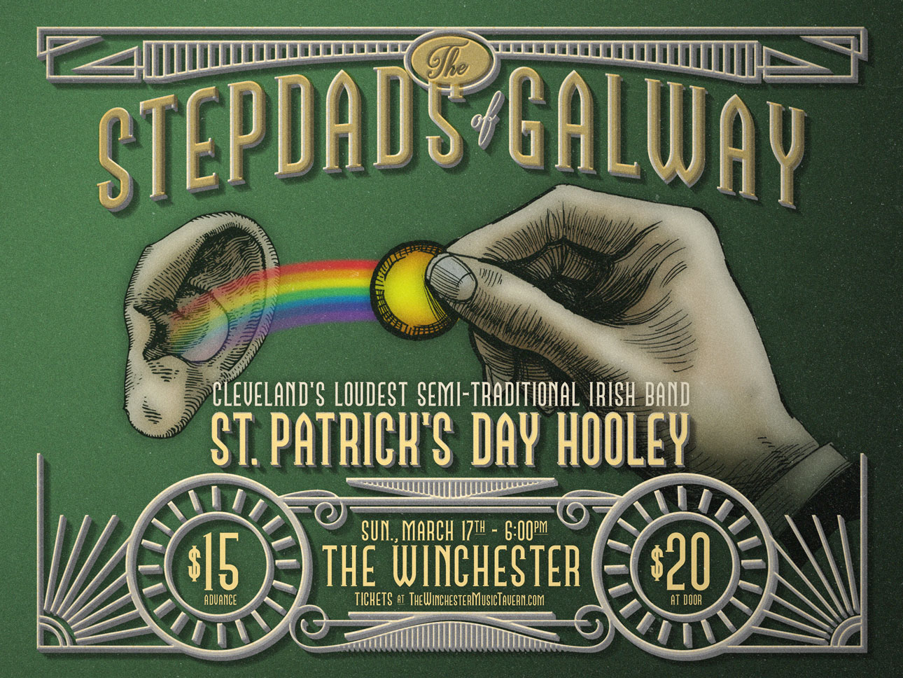 The Stepdads of Galway at the Winchester on March 17, 2024